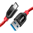 Cáp Anker PowerLine+ USB 3.0 ra Type-C - Dài 0.9m - A8168