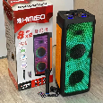Loa Di Động Karaoke KIMISO QS-216 (Bass đôi 8x2, 1 Micro không dây)