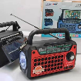 Đài FM Bluetooth/USB/TF EPE FP-288-S (Đèn Pin, Pin năng lượng mặt trời)