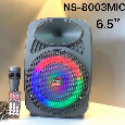 Loa Bluetooth Karaoke NNS NS-8003MIC (Bass 6.5, 1 Micro có dây)