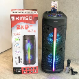 Loa Di Động Karaoke KIMISO QS-227 (Bass đôi 8x2, 1 Micro có dây)
