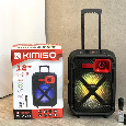 Loa Kéo Di Động Karaoke KIMISO QS-1251 (Bass 12, 1 Micro có dây)