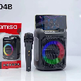 Loa Bluetooth Karaoke KIMISO QS-1304B (Bass 3, 1 Micro có dây)