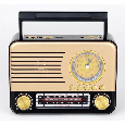 ĐÀI FM BLUETOOTH X-BASS CLOCK RADIO