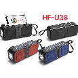 Loa Bluetooth FM/USB/TF HF-U38 (Đèn Pin LED, Pin Năng Lượng Mặt Trời)