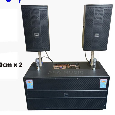 Dàn Loa Kéo Di Động SOUNDBOX SB 188-25 (Sub đôi 40cmx2 + Bass đôi 25cmx2, 2 Micro)