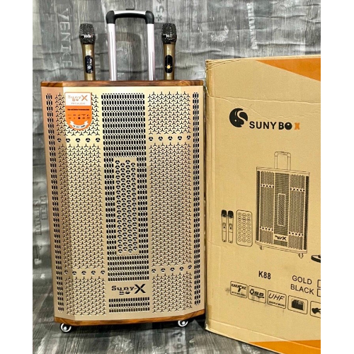 Loa Kéo Di Động Karaoke SunyBOX K88 (Bass 40cm, 2 Micro)