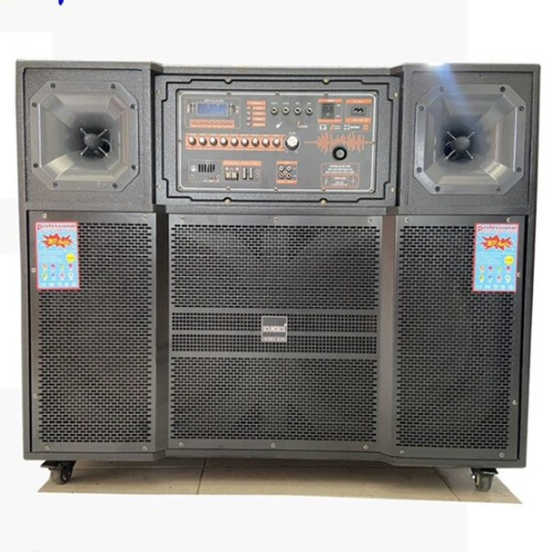 Loa Kéo Di Động SOUNDBOX SB-218P (Bass đôi 40cm x2, 2 Micro)