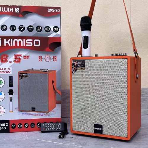 Loa Karaoke Xách Tay KIMISO QS-640 (Bass 6.5, 1 Micro)