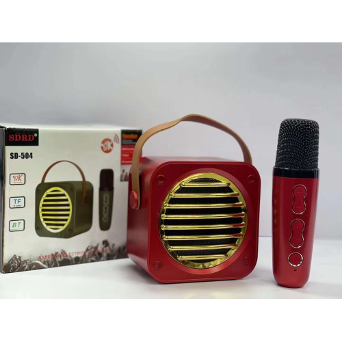 Loa Bluetooth Karaoke SDRD SD-504 (Kèm 1 Micro Không Dây)