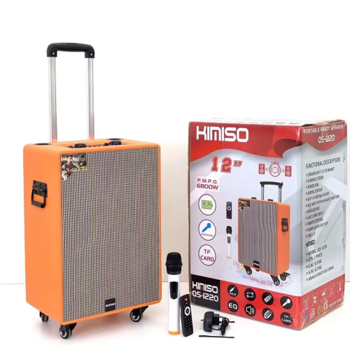 Loa Kéo Di Động Karaoke KIMISO QS-1220 (Bass 12, 1 Micro)