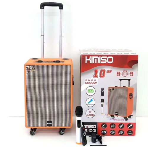 Loa Kéo Di Động Karaoke KIMISO QS-1001 (Bass 10, 1 Micro)