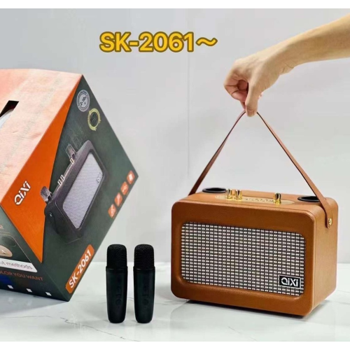 Loa Bluetooth QiXi SK-2061 (Kèm 2 Micro Không Dây)