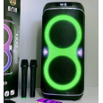 LOA BLUETOOTH KARAOKE S80 (BASS ĐÔI 8, 2 MICRO)