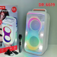 Loa Bluetooth Karaoke DR-6619 (Bass đôi 6.5, 1 Micro)